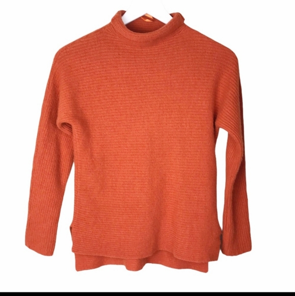 Bartolini Sweaters - Bartolini Pumpkin Wool Blend Sweater